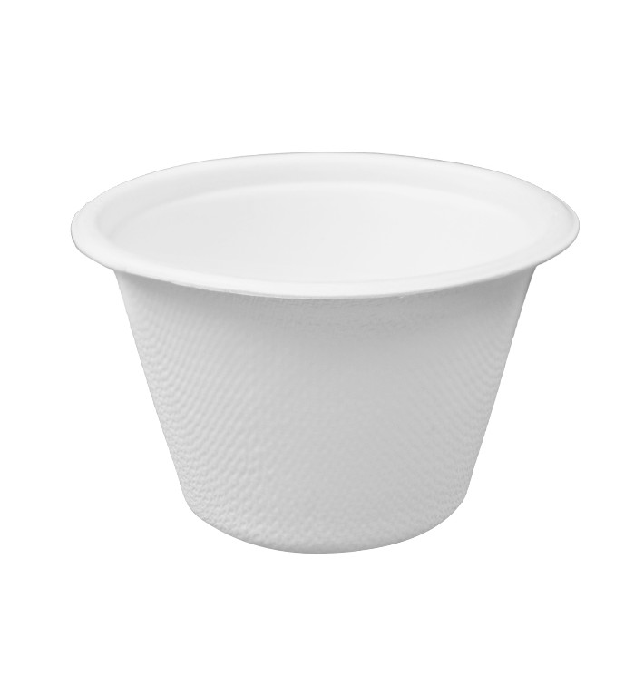 Sugarcane Bowl White 100ml Ø7,5cm (50 Units)