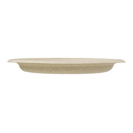 Wheat Straw Plate Natural Ø18 cm (50 Units)