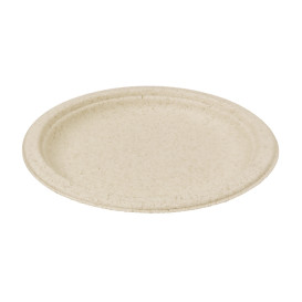 Wheat Straw Plate Natural Ø18 cm (800 Units)