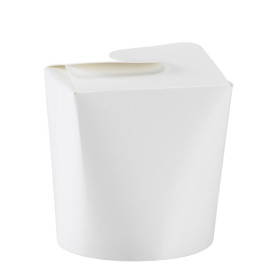 Paper Take-Out Box White 529ml (50 Units) 