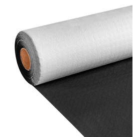 Paper Tablecloth Roll Black 1x100m. 40g (6 Units)