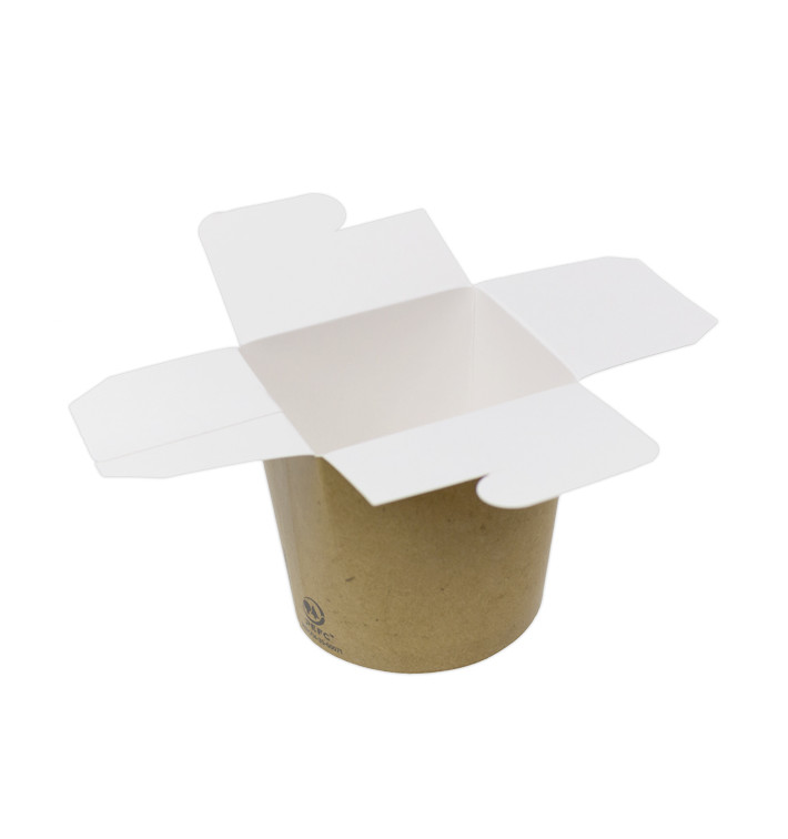 Paper Take-Out Box Kraft 529ml (500 Units)