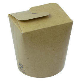 Paper Take-Out Box Kraft 529ml (500 Units)