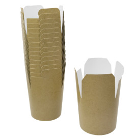 Paper Take-Out Box Kraft 529ml (500 Units)