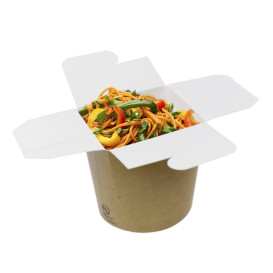 Paper Take-Out Box Kraft 529ml (500 Units)