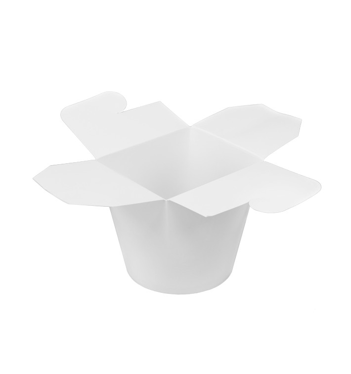 Paper Take-Out Box White 800ml (50 Units) 