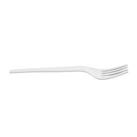 Compostable Reusable Fork in CPLA White 17cm (2.000 Units)