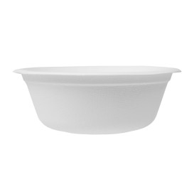 Sugarcane Bowl White 600ml Ø15,5cm (250 Units)