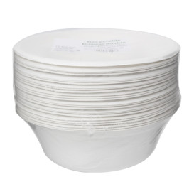 Sugarcane Bowl White 600ml Ø15,5cm (250 Units)