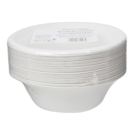 Sugarcane Bowl White 350ml Ø13,5cm (500 Units)