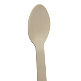 Wrapped Wooden Spoon 16cm (50 Units)