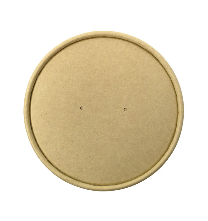 Kraft Carton Lid for Carton Pots of 11,6cm (25 Units)