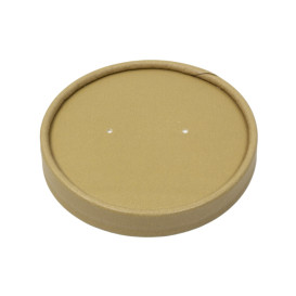 Kraft Carton Lid for Carton Pots of 9,8cm (25 Units)