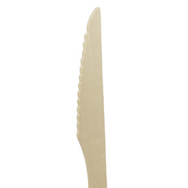 Disposable Wooden Knife 16,5cm (1.000 Units) 