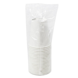 Paper Cup White 8Oz/290ml Ø9,0cm (20 Units)