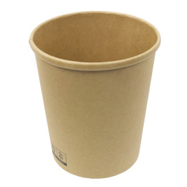 Kraft Carton Pot 1.000ml Ø11,7cm (25 Units)