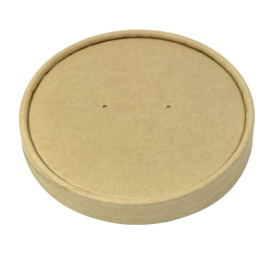 Kraft Carton Lid for Carton Pots of Ø11,7cm (375 Units)