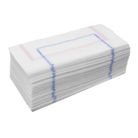 Paper Napkin "Zigzag" Blue-Red 14x14 (250 Units)