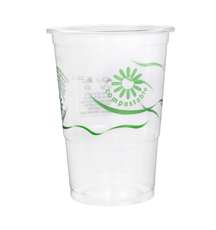 Compostable PLA Cup Clear 250ml Ø7,3cm (25 Units) 