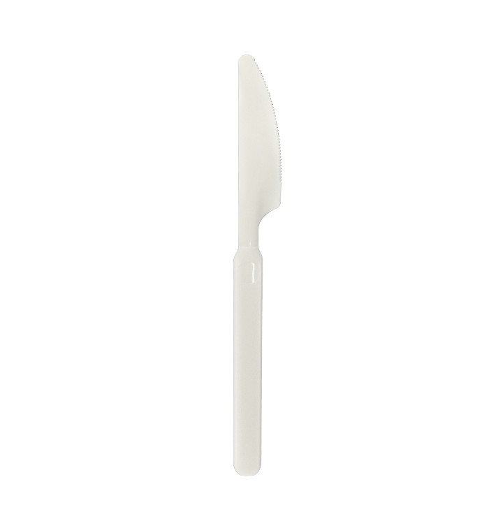 Reusable Durable Knife in PP Cream 18,9cm (500 Units)