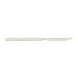 Reusable Durable Knife in PP Cream 18,9cm (50 Units)