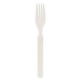 Reusable Durable Fork in PP Cream 17,9cm (20 Units)