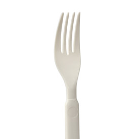 Reusable Durable Fork in PP Cream 17,9cm (20 Units)