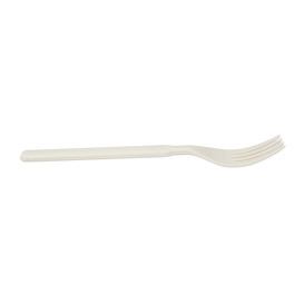 Reusable Durable Fork in PP Cream 17,9cm (20 Units)