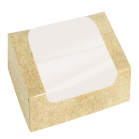 Rectangular Cardboard Box PackiPack Vision Kraft 13x11x8cm (50 Units)