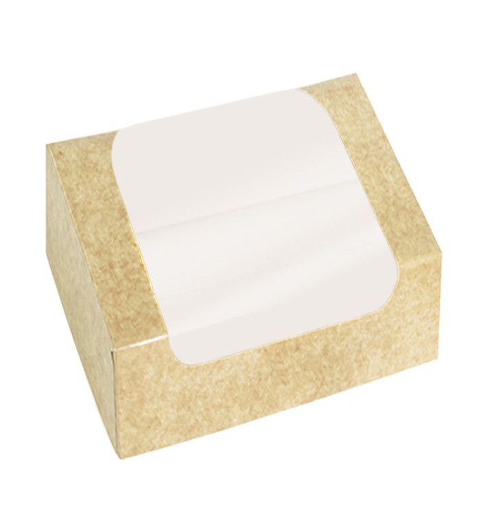 Rectangular Cardboard Box PackiPack Vision Kraft 13x11x8cm (50 Units)