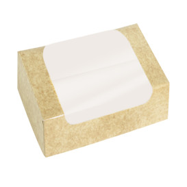 Rectangular Cardboard Box PackiPack Vision Kraft 19x15x6cm (50 Units)