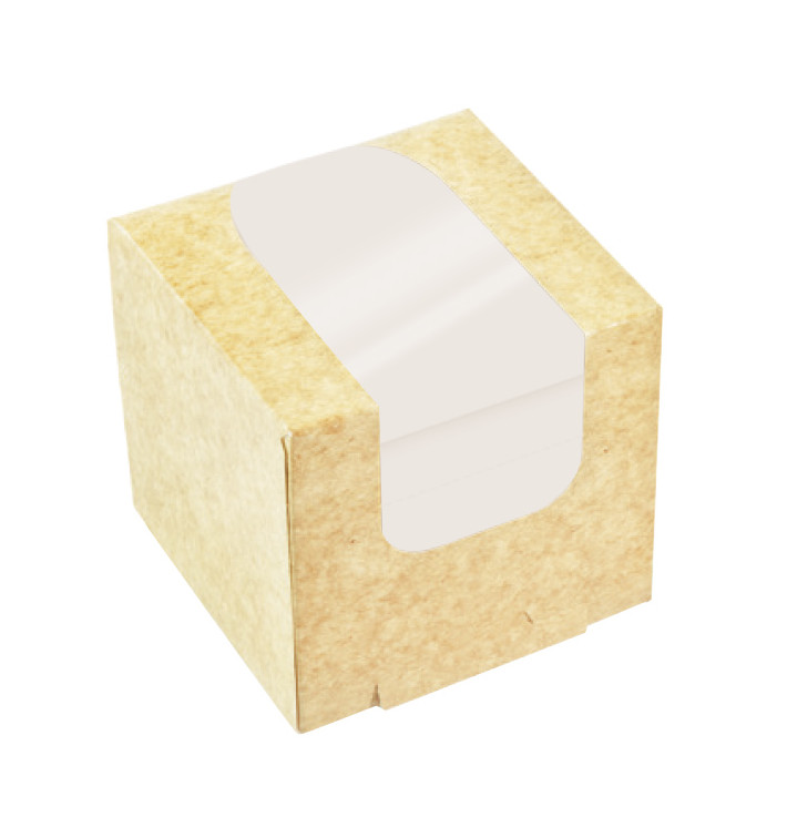 Cardboard Bucket PackiPack Vision Kraft 11x11x11cm (50 Units)