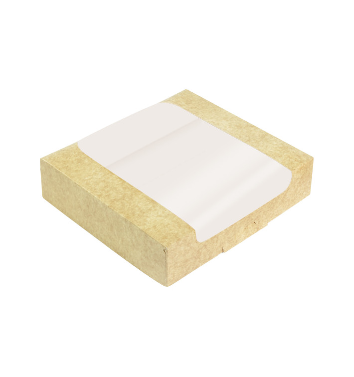 Square Cardboard Box PackiPack Vision Kraft 23x23x5,8cm (50 Units)