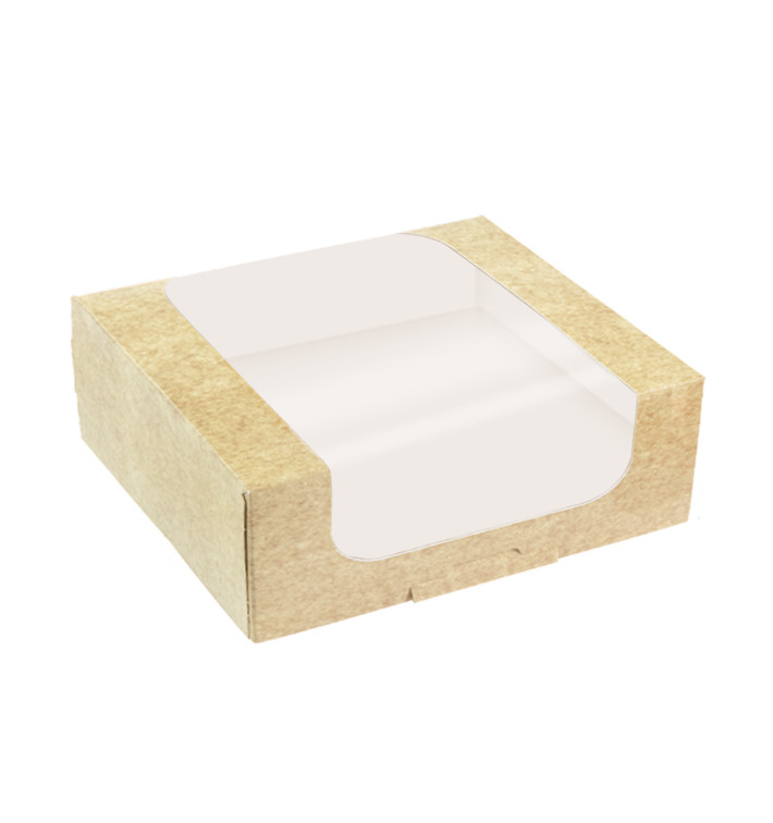 Square Cardboard Box PackiPack Vision Kraft 21x21x10cm (50 Units)