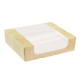 Square Cardboard Box PackiPack Vision Kraft 28x28x8cm (50 Units)