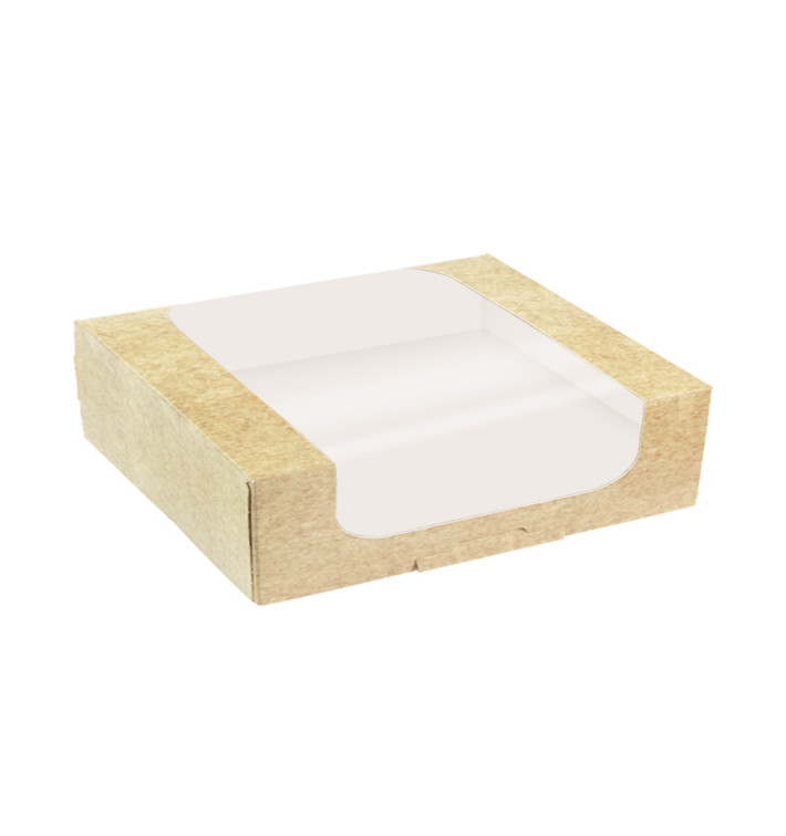 Square Cardboard Box PackiPack Vision Kraft 28x28x8cm (50 Units)