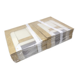 Square Cardboard Box PackiPack Vision Kraft 28x28x8cm (X Units)