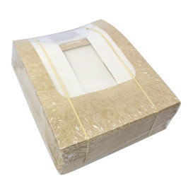 Square Cardboard Box PackiPack Vision Kraft 28x28x10cm (X Units)