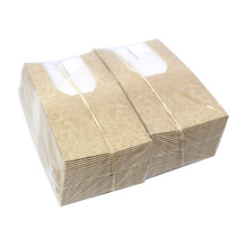 Cardboard Bucket PackiPack Vision Kraft 11x11x11cm (50 Units)