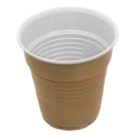 Plastic Cup PS Vending Two Tones 166ml Ø7,0cm (3.000 Units)