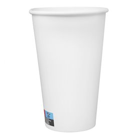 Paper Cup White 16 Oz/500ml Ø9cm (500 Units)