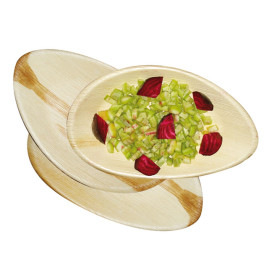 Palm Leaf Tray Oval Shape 26x16x2,5cm (200 Units)