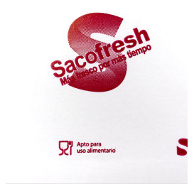 Reusable PE-Paper Bags with Adhesive Flap Sacofresh Red 30x20cm (1.200 Units)