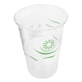 Compostable PLA Cup Clear 250ml Ø7,3cm (25 Units) 