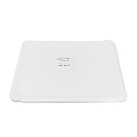 Paper Tray Rectangular shape White 25x34cm (50 Units)