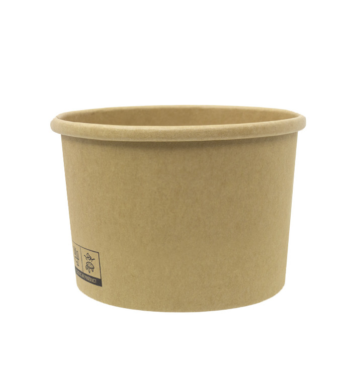 Kraft-Kraft Carton Pot 250ml Ø9,0cm (25 Units)