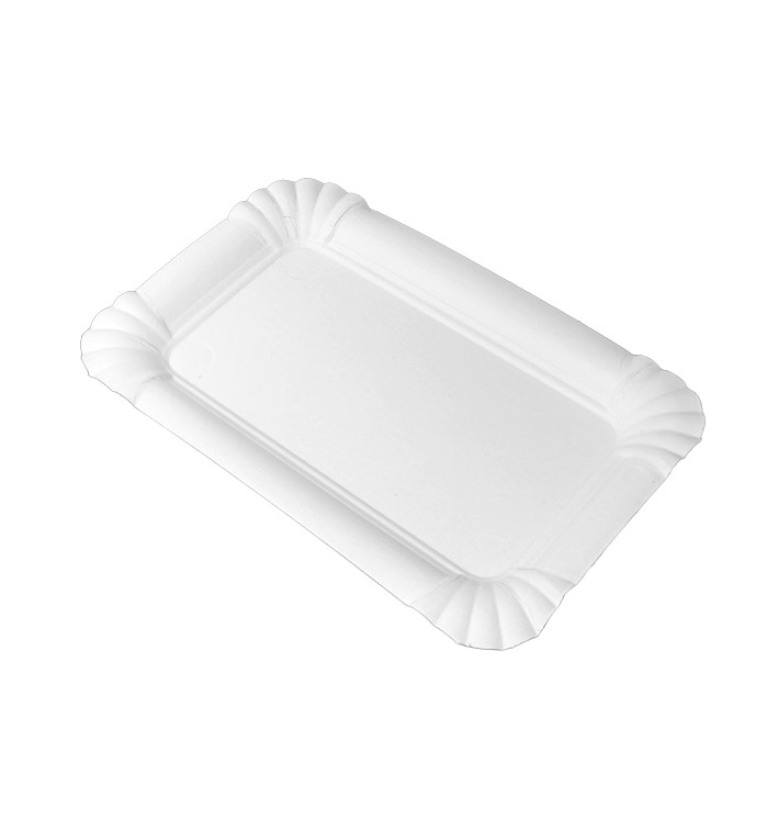 White cardboard trays