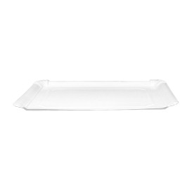 Paper Tray Rectangular shape White 22x28cm (50 Units)