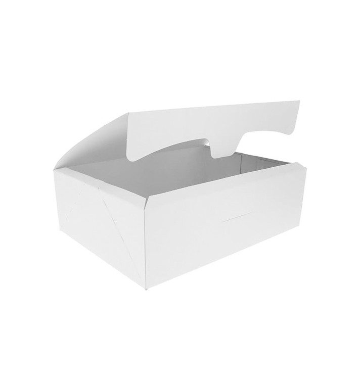 Paper Bakery Box White 18,2x13,6x5,2cm 500g (25 Units)