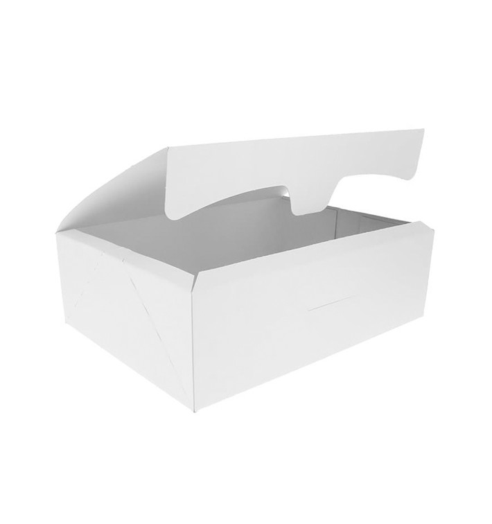 Paper Bakery Box White 20,4x15,8x6cm 1Kg (200 Units)